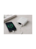 eNeRX ENR-P1025DC 10.000 mAh 2.1A LED Göstergeli Powerbank – Beyaz