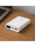 eNeRX ENR-P10188DC 10.000 mAh 2.1A Dijital Göstergeli Powerbank – Beyaz