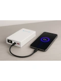 eNeRX ENR-P20188DC 20.000 mAh 2.1A Dijital Göstergeli Powerbank – Beyaz