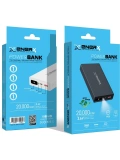 eNeRX ENR-P20188DC 20.000 mAh 2.1A Dijital Göstergeli Powerbank – Siyah