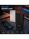 eNeRX ENR-P20C 20.000 mAh 2.1A Powerbank – Beyaz