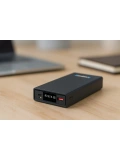 eNeRX ENR-P2025DC 20.000 mAh 2.1A LED Göstergeli Powerbank – Siyah