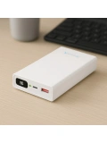 eNeRX ENR-P20188DC 20.000 mAh 2.1A Dijital Göstergeli Powerbank – Beyaz