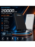 eNeRX ENR-P20188DT 20.000 mAh 22.5Watt Hızlı Şarj Dijital Göstergeli Powerbank – Beyaz