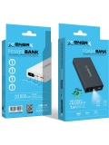eNeRX ENR-P20188DT 20.000 mAh 22.5Watt Hızlı Şarj Dijital Göstergeli Powerbank – Siyah