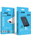 eNeRX ENR-P2025DT 20.000 mAh 22.5Watt Hızlı Şarj LED Göstergeli Powerbank – Siyah