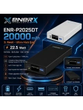 eNeRX ENR-P2025DT 20.000 mAh 22.5Watt Hızlı Şarj LED Göstergeli Powerbank – Siyah