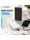 eNeRX ENR-P20T 20.000 mAh 22.5Watt Hızlı Şarj Powerbank – Siyah