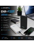 eNeRX ENR-P20T 20.000 mAh 22.5Watt Hızlı Şarj Powerbank – Siyah
