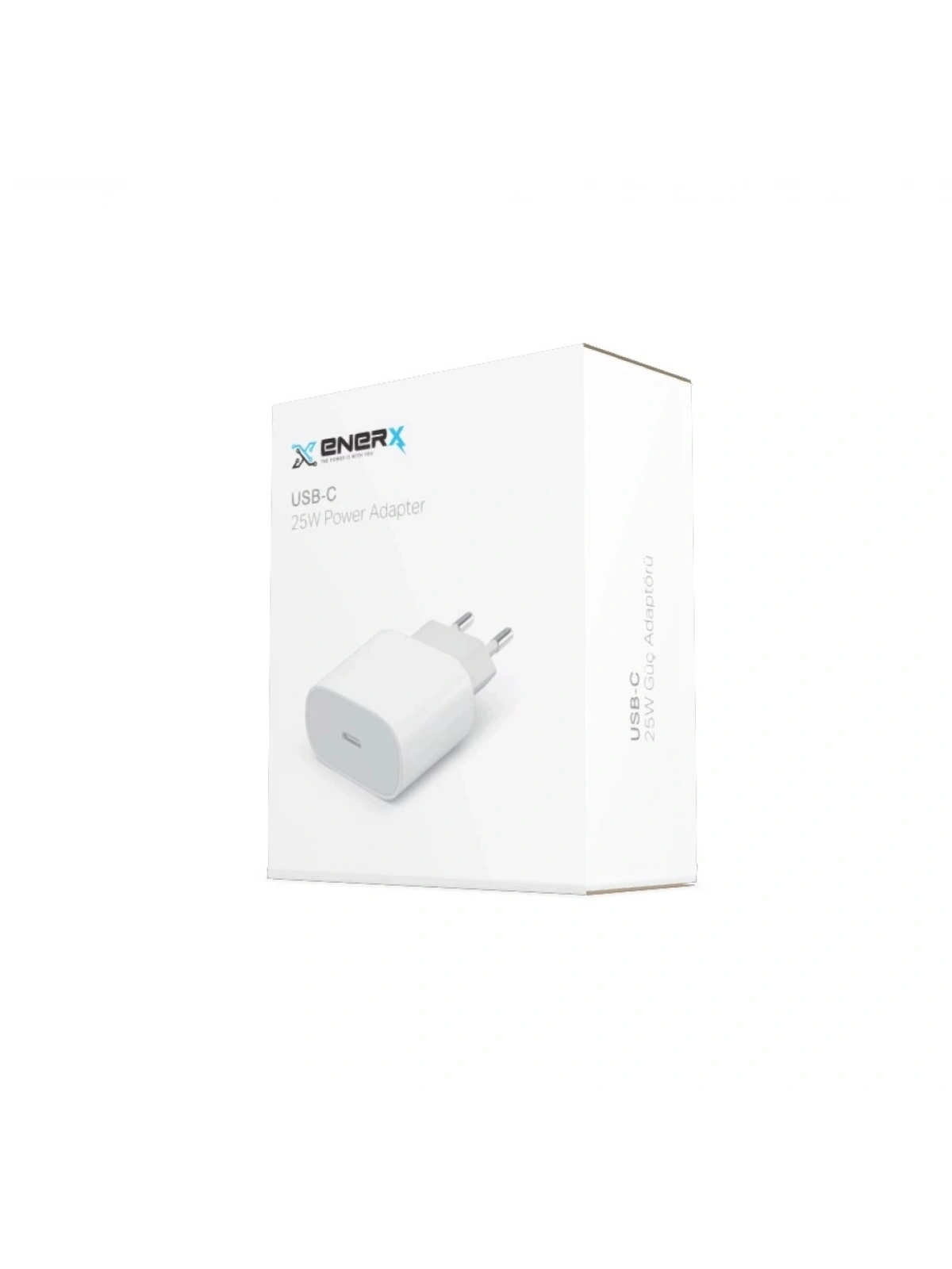 eNeRX 25 W USB-C PD Güç Adaptörü ENR-T25PD Iphone 8/X Uyumlu