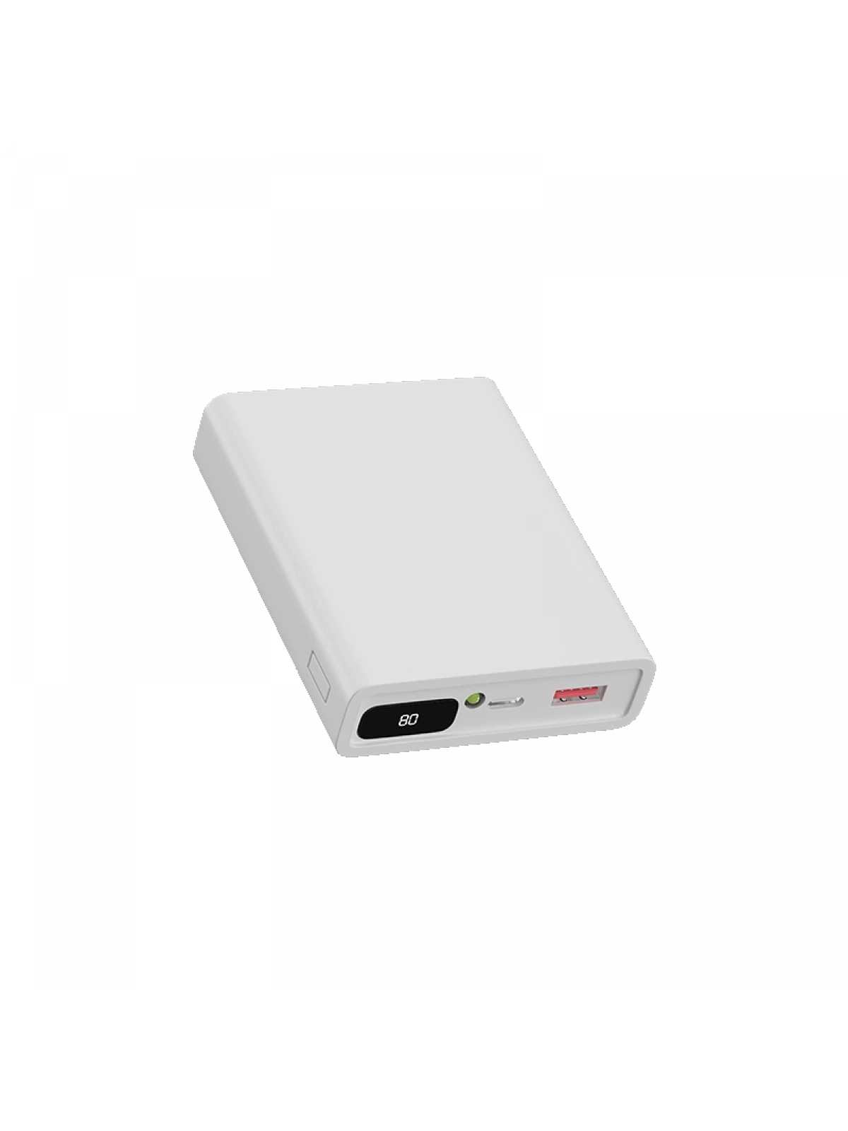eNeRX ENR-P10188DC 10.000 mAh 2.1A Dijital Göstergeli Powerbank – Beyaz