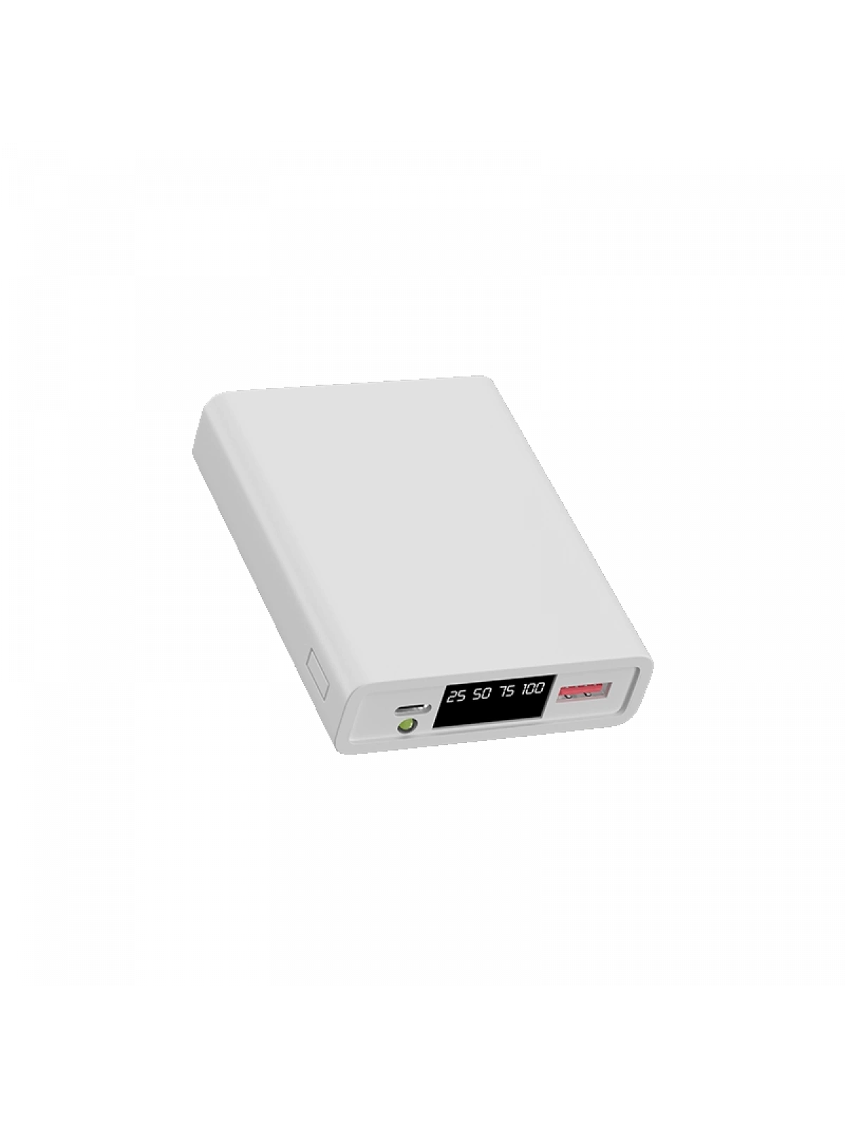 eNeRX ENR-P1025DC 10.000 mAh 2.1A LED Göstergeli Powerbank – Beyaz