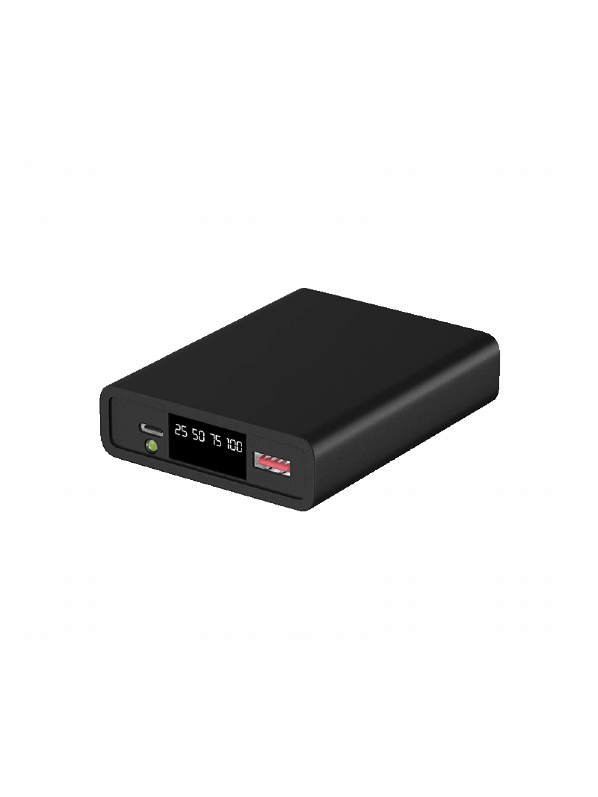 eNeRX ENR-P1025DC 10.000 mAh 2.1A LED Göstergeli Powerbank – Siyah