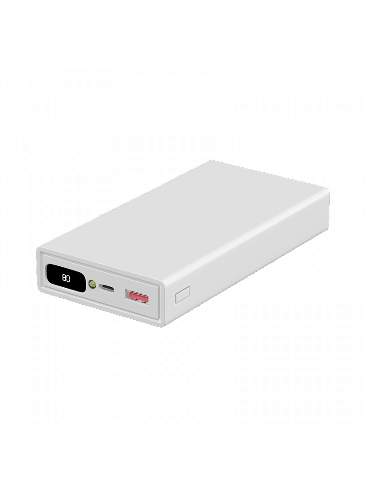 eNeRX ENR-P20188DC 20.000 mAh 2.1A Dijital Göstergeli Powerbank – Beyaz