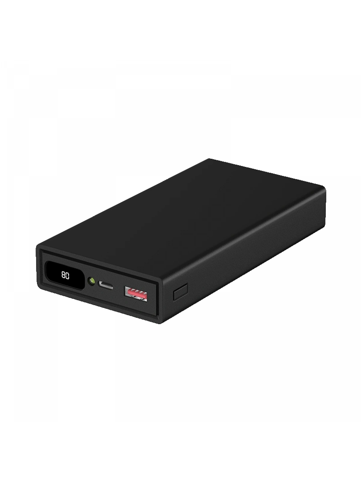 eNeRX ENR-P20188DC 20.000 mAh 2.1A Dijital Göstergeli Powerbank – Siyah