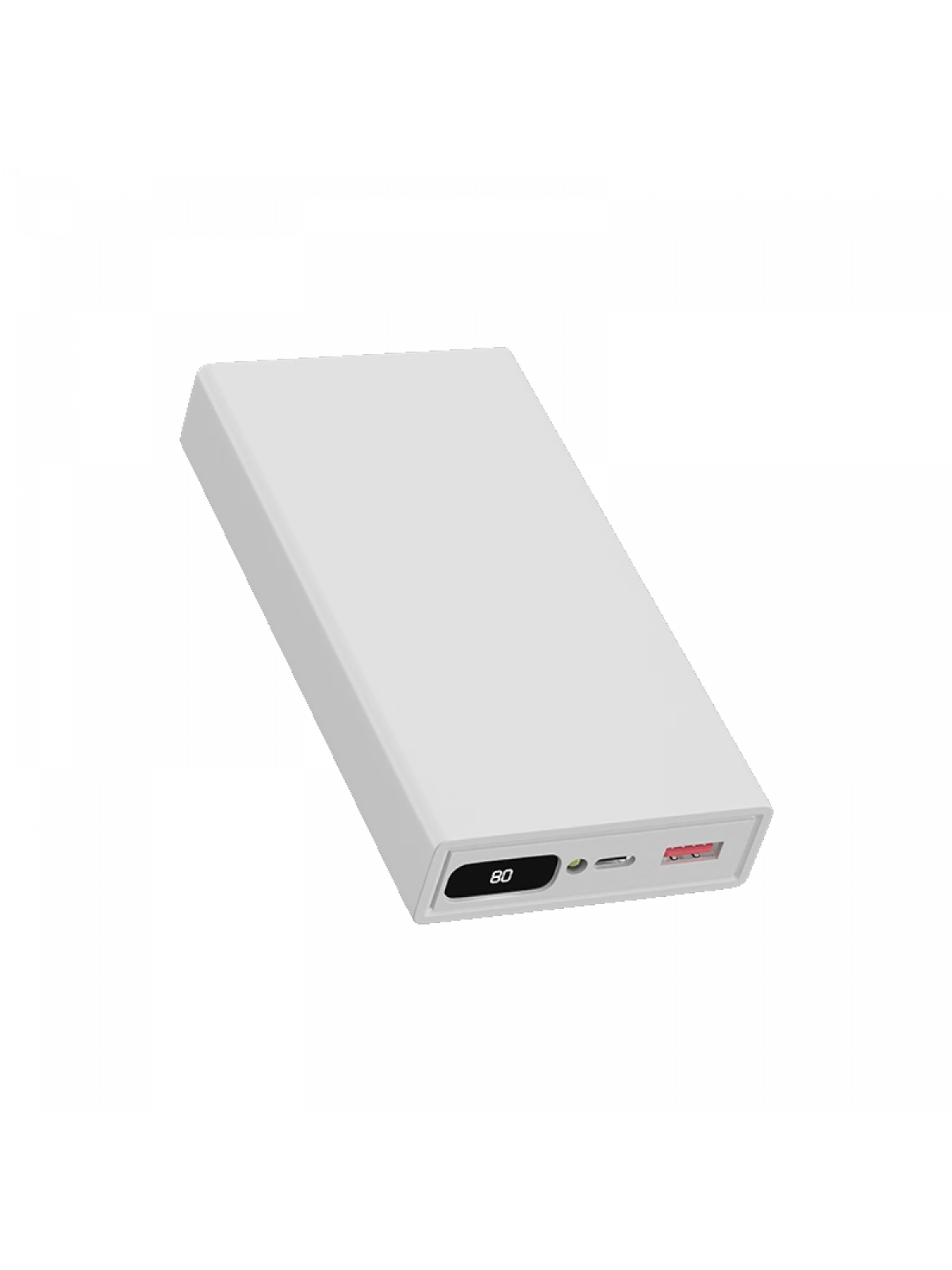 eNeRX ENR-P20188DC 20.000 mAh 2.1A Dijital Göstergeli Powerbank – Beyaz