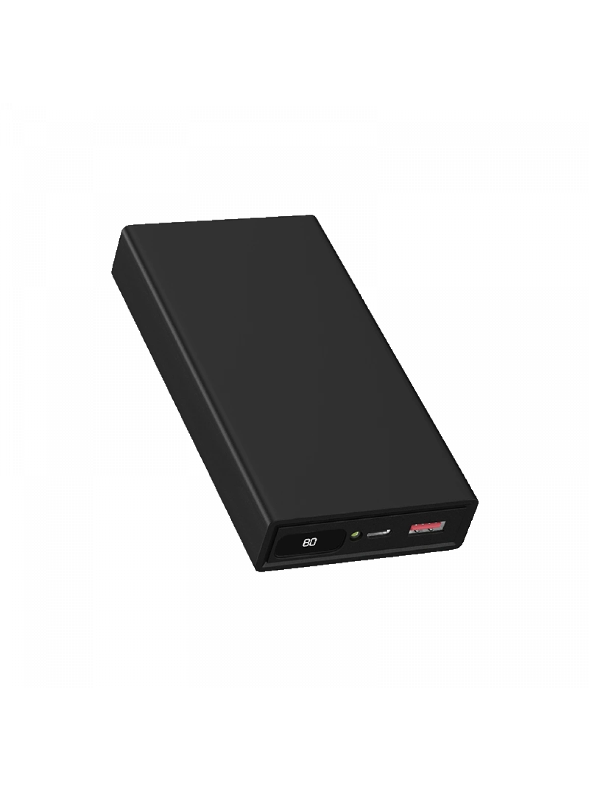eNeRX ENR-P20188DC 20.000 mAh 2.1A Dijital Göstergeli Powerbank – Siyah