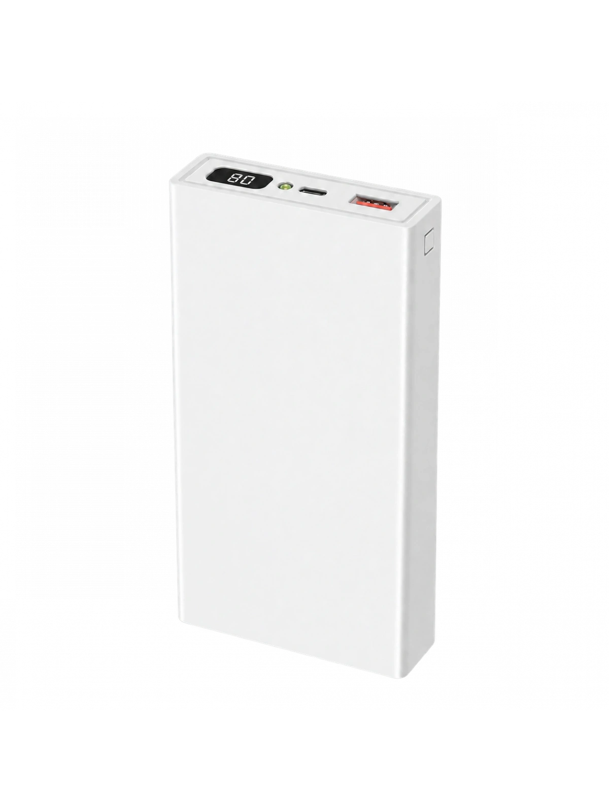 eNeRX ENR-P20188DC 20.000 mAh 2.1A Dijital Göstergeli Powerbank – Beyaz