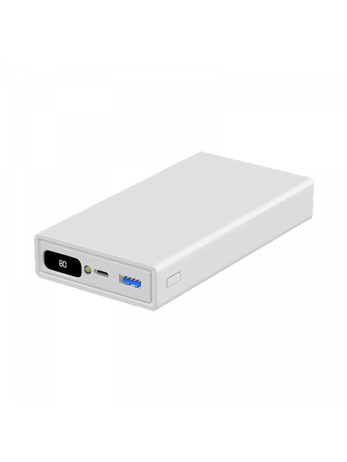 eNeRX ENR-P20188DT 20.000 mAh 22.5Watt Hızlı Şarj Dijital Göstergeli Powerbank – Beyaz