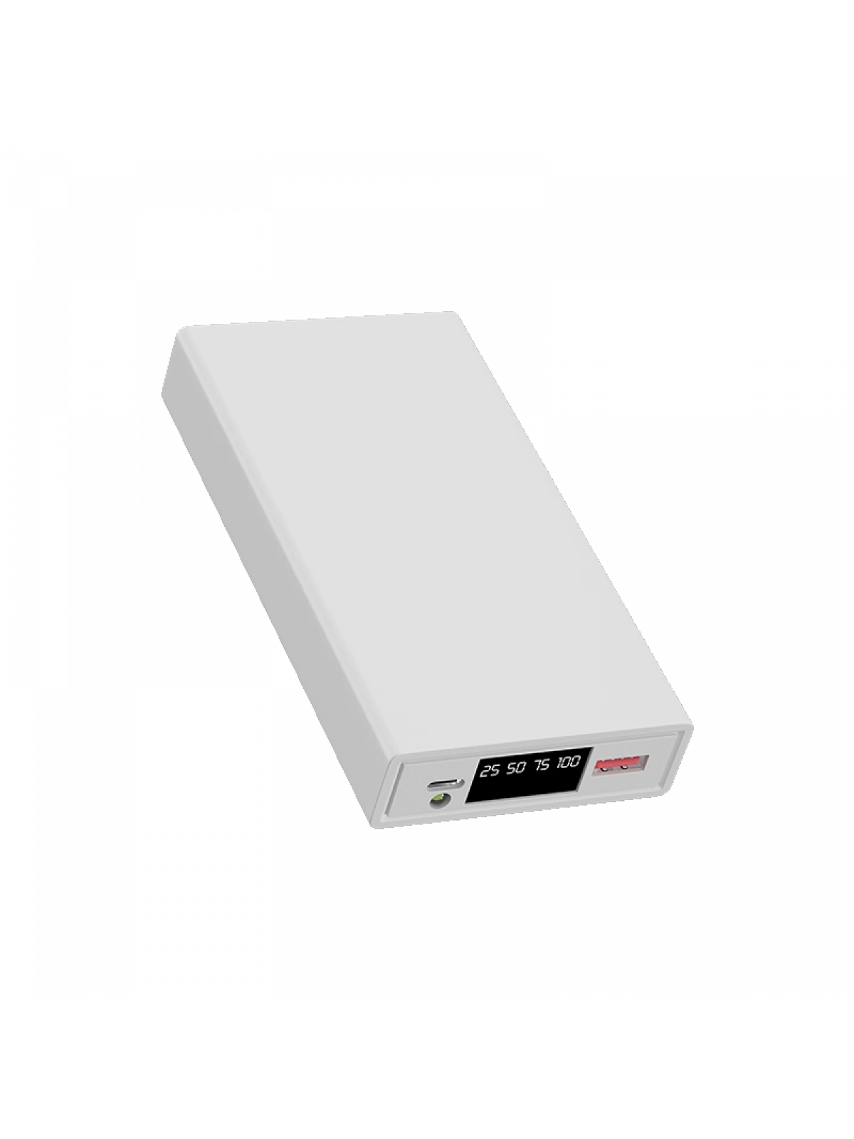 eNeRX ENR-P2025DC 20.000 mAh 2.1A LED Göstergeli Powerbank – Beyaz