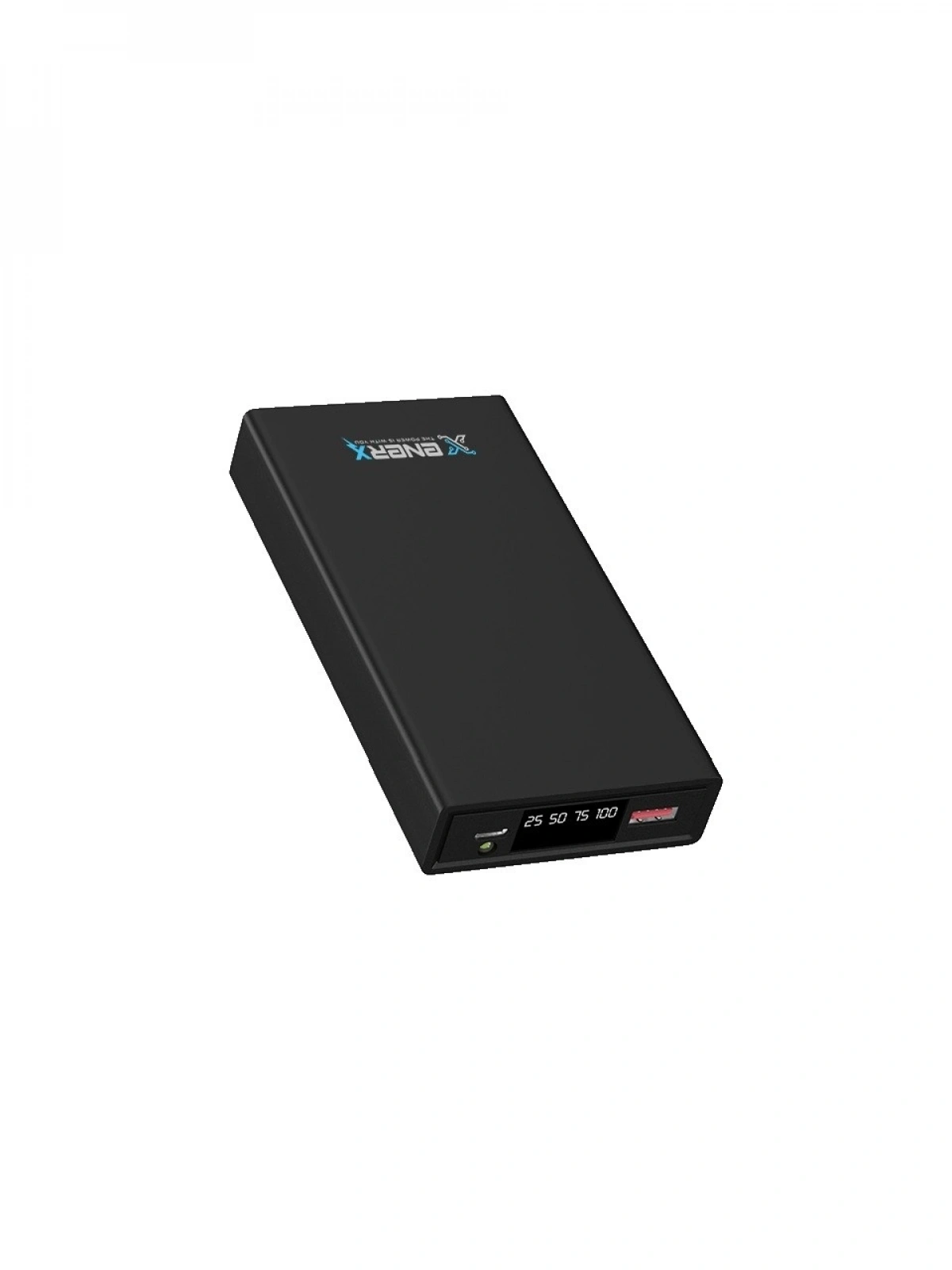 eNeRX ENR-P2025DC 20.000 mAh 2.1A LED Göstergeli Çift Çıkışlı Powerbank – Siyah