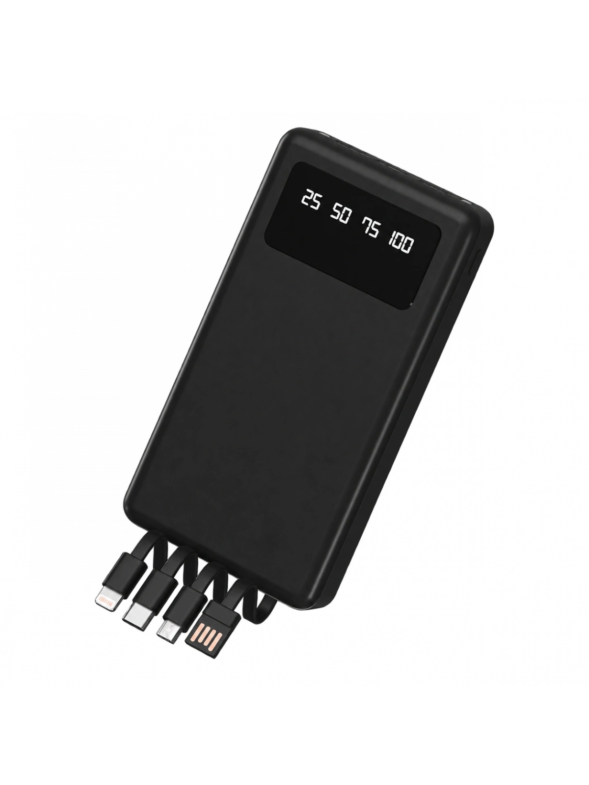 eNeRX ENR-P20DC 20.000 mAh 2.1A Dahili Kablolu Powerbank – Siyah