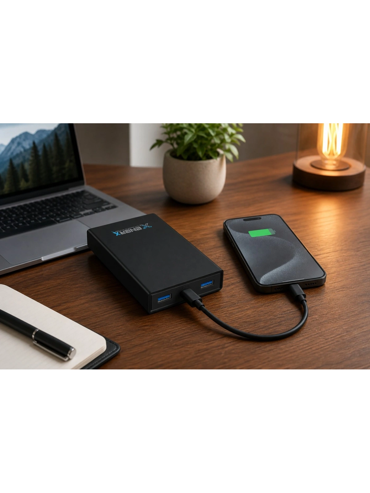 eNeRX ENR-P20T 20.000 mAh 22.5Watt Hızlı Şarj Powerbank – Beyaz