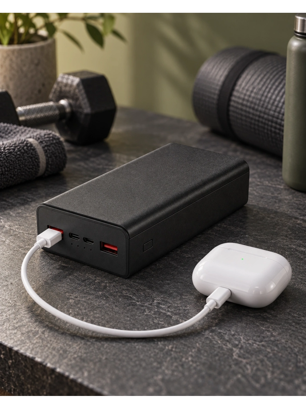 eNeRX ENR-P35C 35.000 mAh 2.1A Powerbank – Beyaz