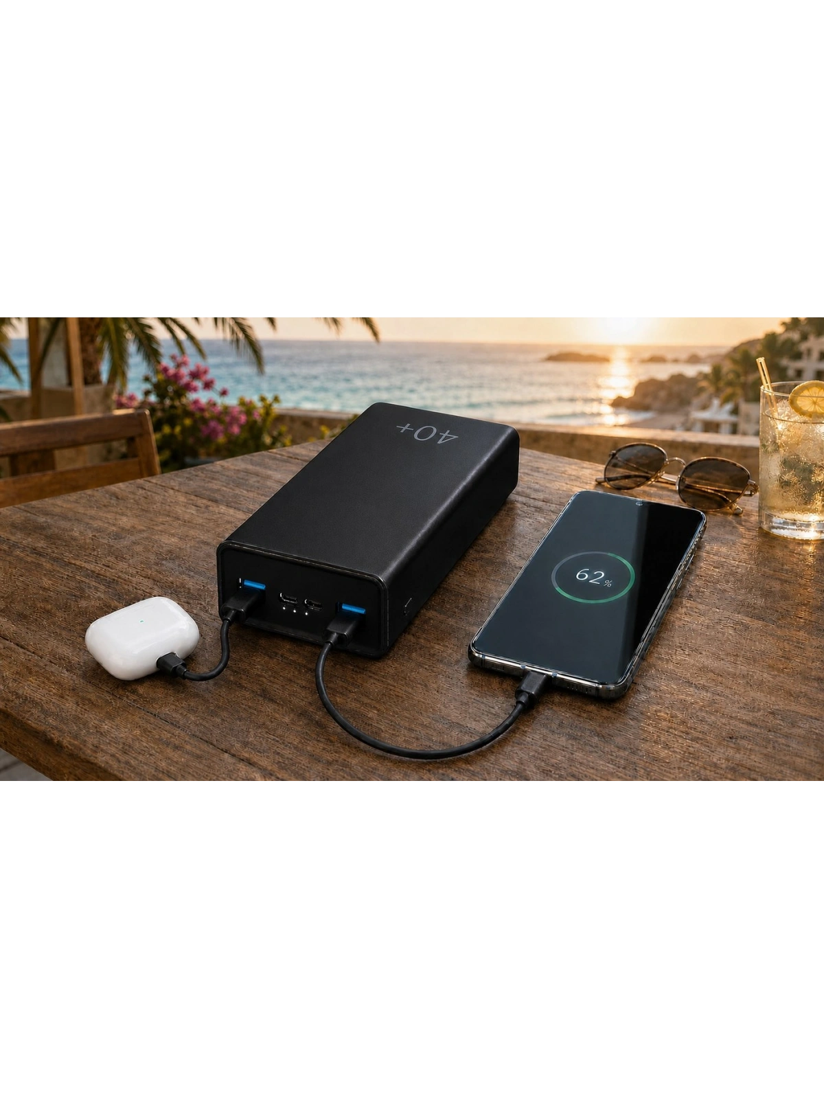 eNeRX ENR-P40T 40.000 mAh 22.5Watt Hızlı Şarj Powerbank – Siyah
