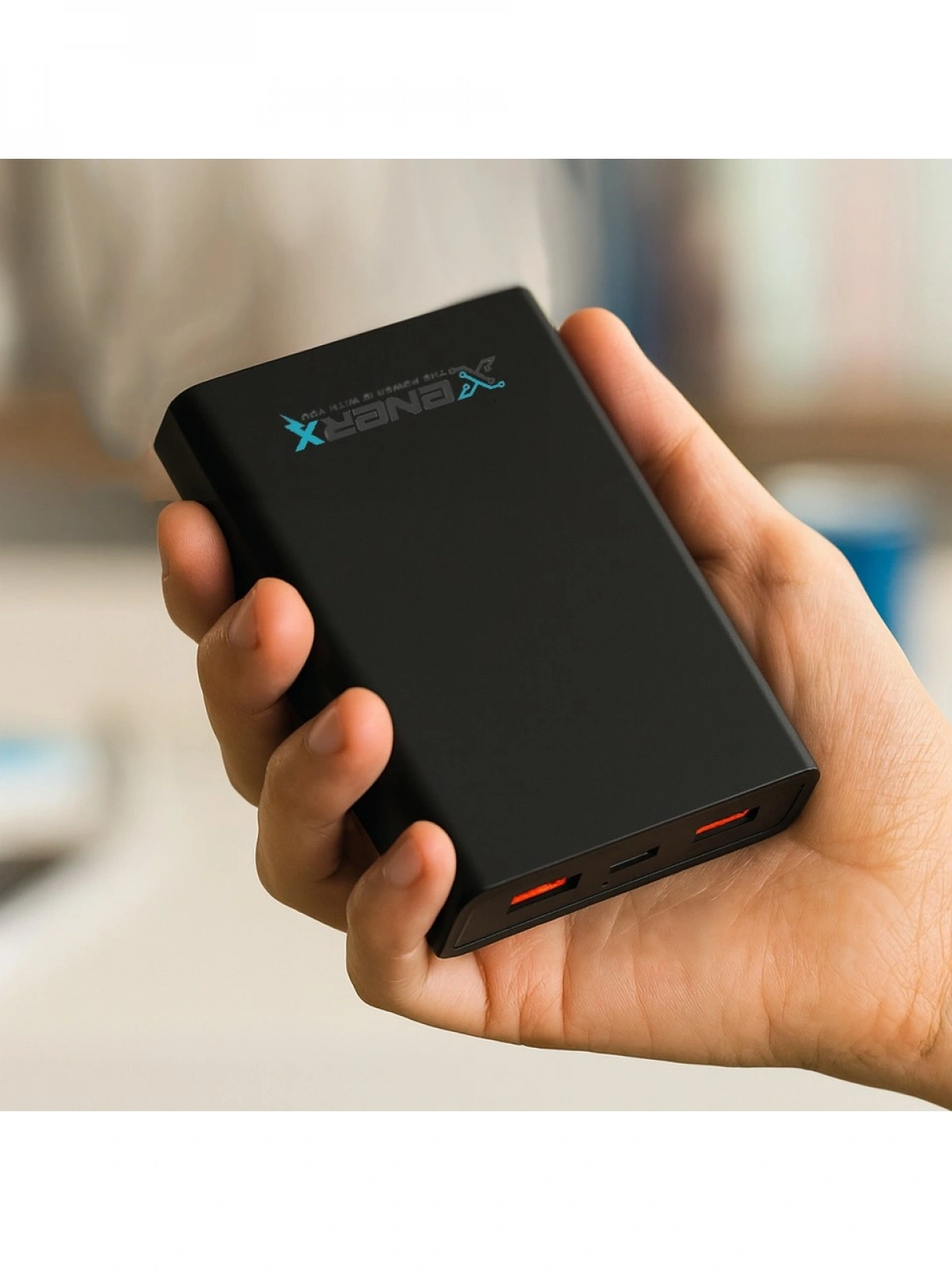 eNeRX ENR-P10A 10.000 mAh 1A Powerbank – Siyah