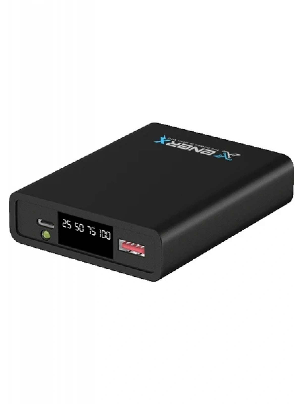 eNeRX ENR-P1025DC 10.000 mAh 2.1A LED Göstergeli Powerbank – Siyah
