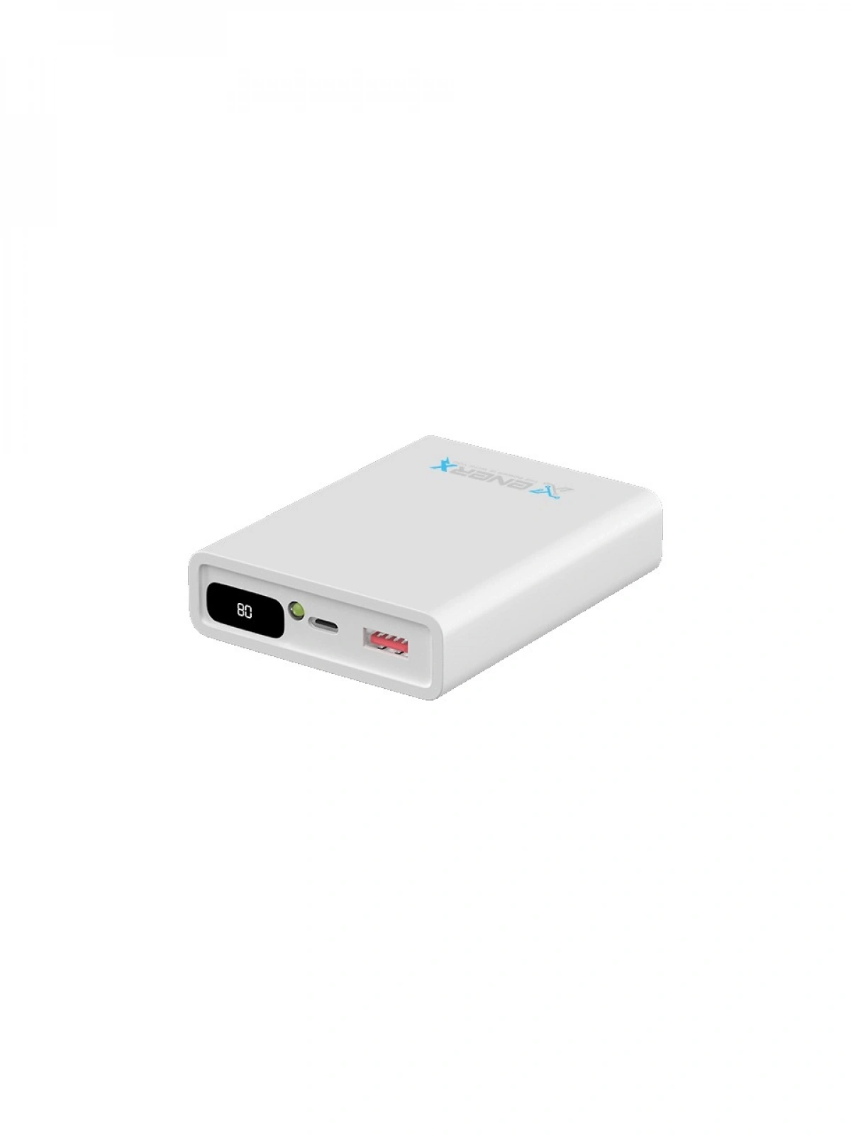 eNeRX ENR-P10188DC 10.000 mAh 2.1A Dijital Göstergeli Powerbank – Beyaz
