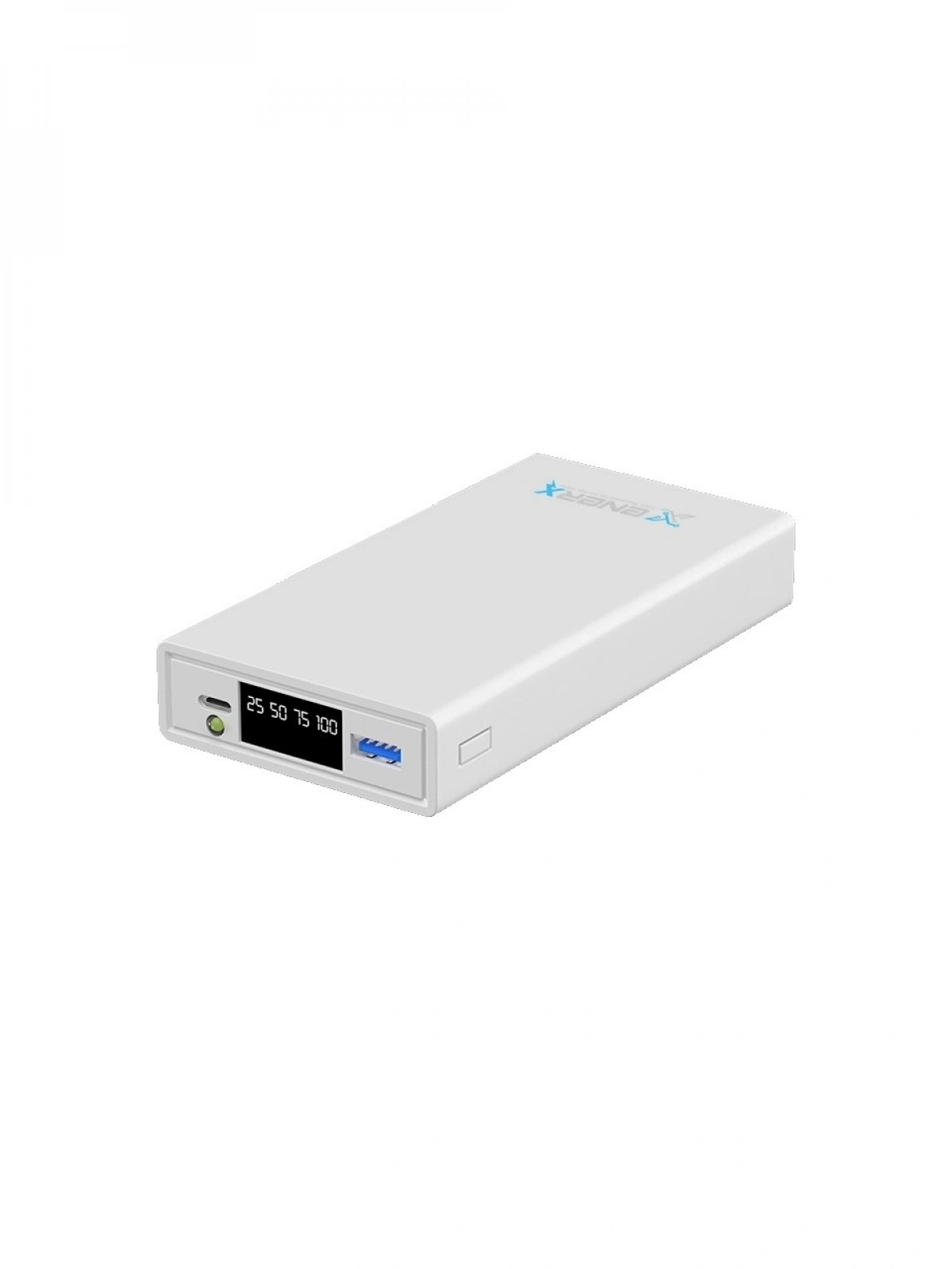 eNeRX ENR-P2025DC 20.000 mAh 2.1A LED Göstergeli Powerbank – Beyaz