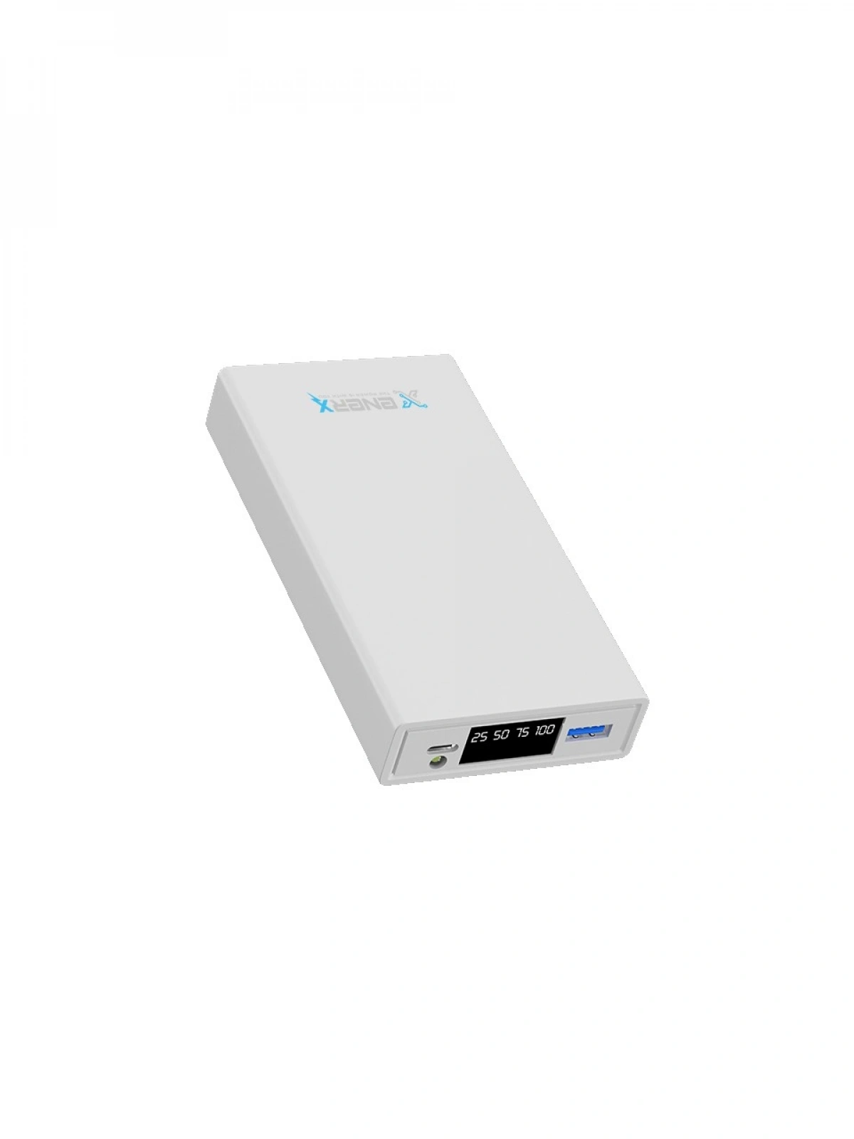 eNeRX ENR-P2025DT 20.000 mAh 22.5Watt Hızlı Şarj LED Göstergeli Powerbank – Beyaz