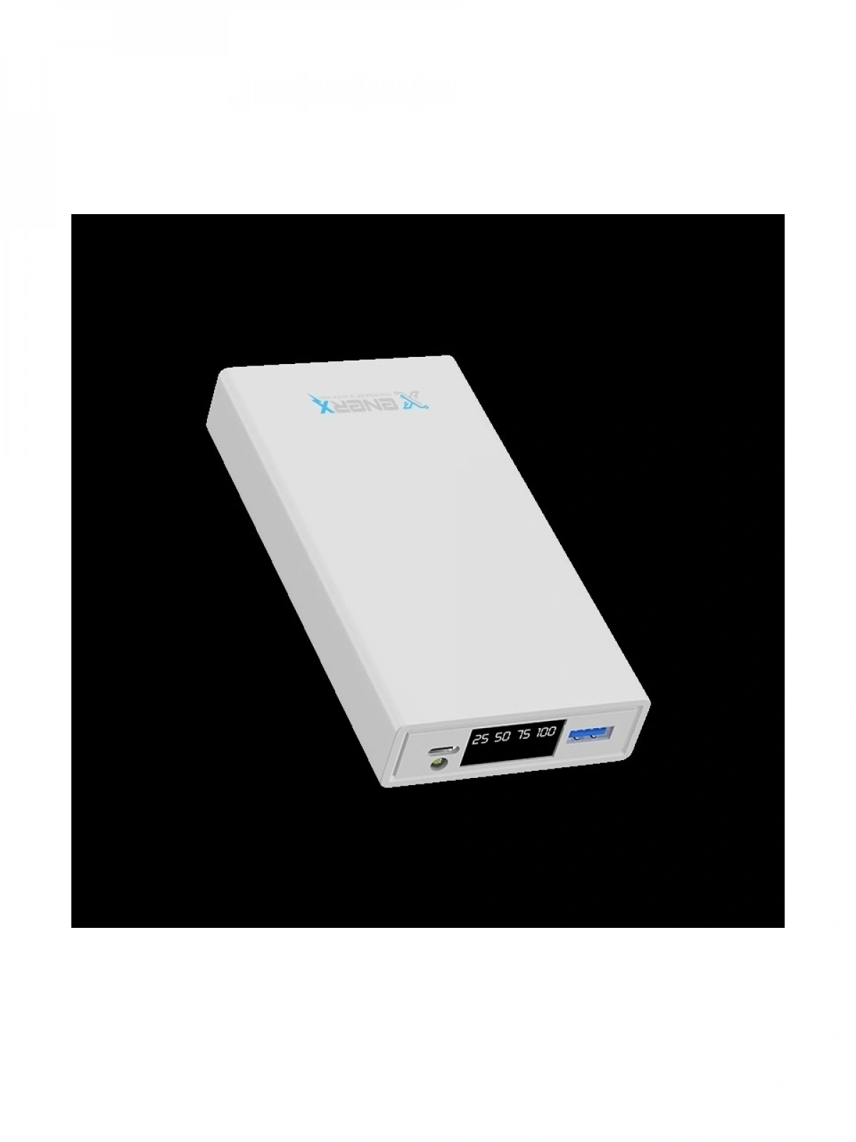 eNeRX ENR-P2025DT 20.000 mAh 22.5Watt Hızlı Şarj LED Göstergeli Powerbank – Beyaz