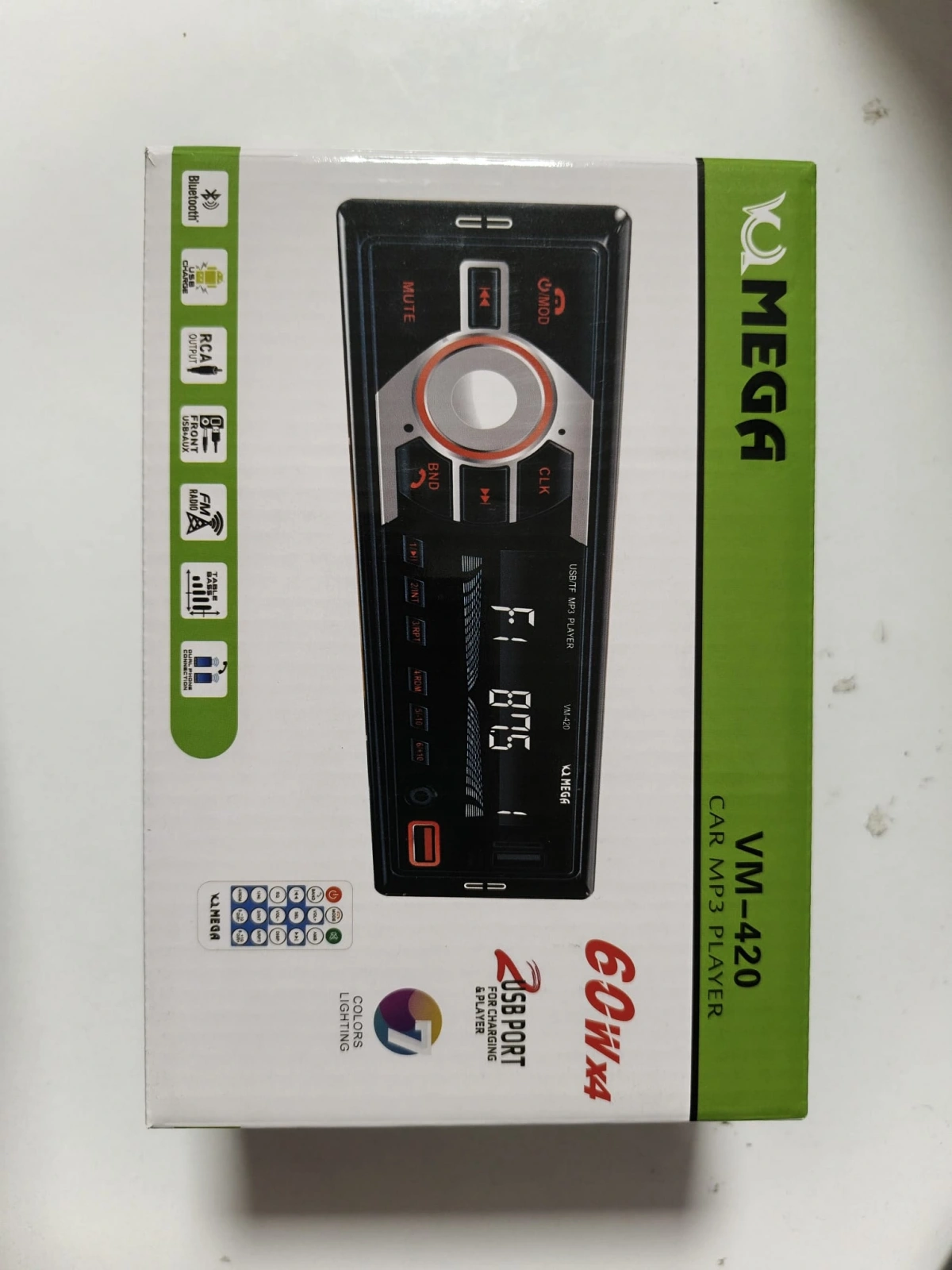 Mega Vm-420 Oto Teyp 4X60 Watt Mp3 Player