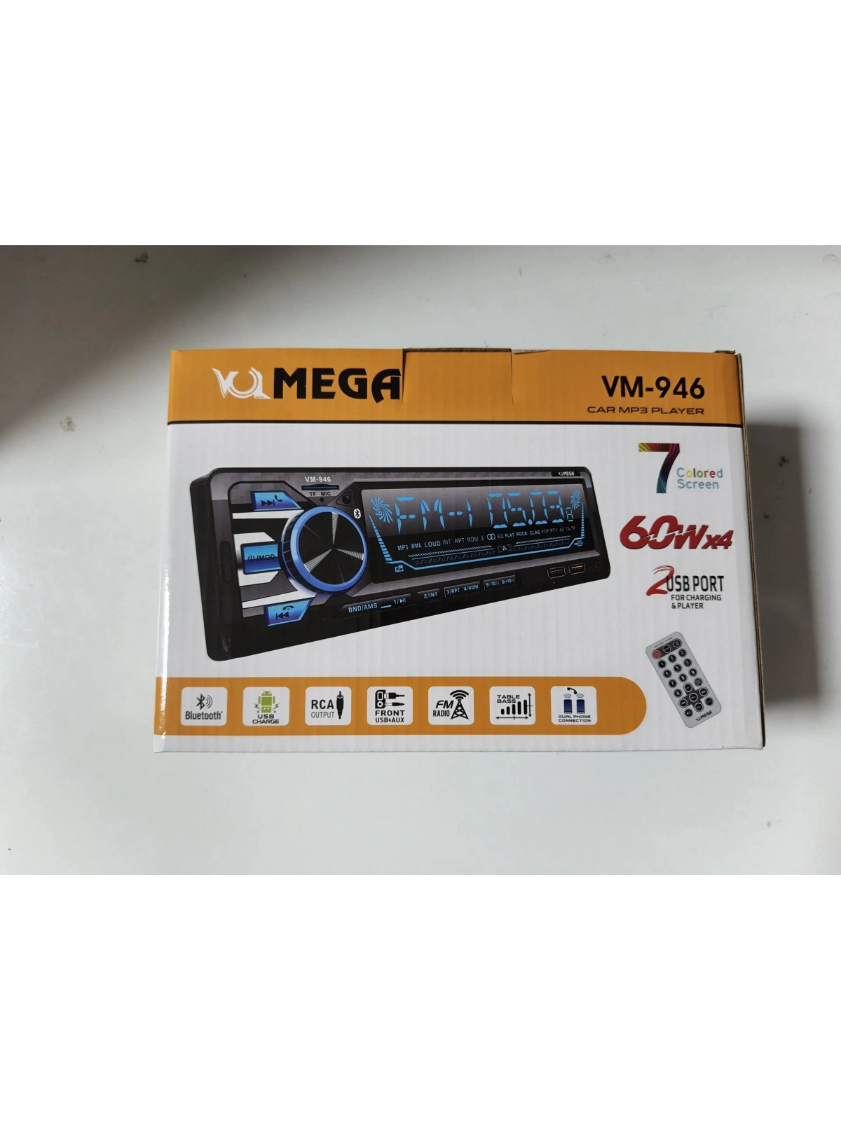 Mega Vm-946 60X4 Watt Oto Teyp Mp3 Player
