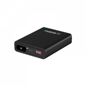 eNeRX Powerbank 10000 mAh 2.1 Amper Dijital Göstergeli ENR-P10188DC Siyah