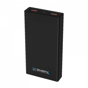 Enerx ENR-P20C 20.000 mAh Hızlı Powerbank (2,1 A) – Çift Çıkış, Siyah