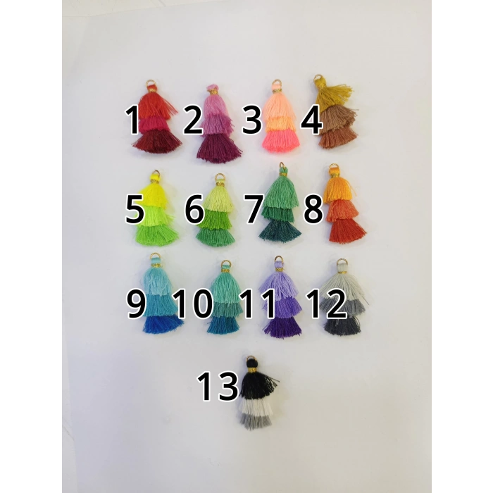 3 Katlı Püsküller