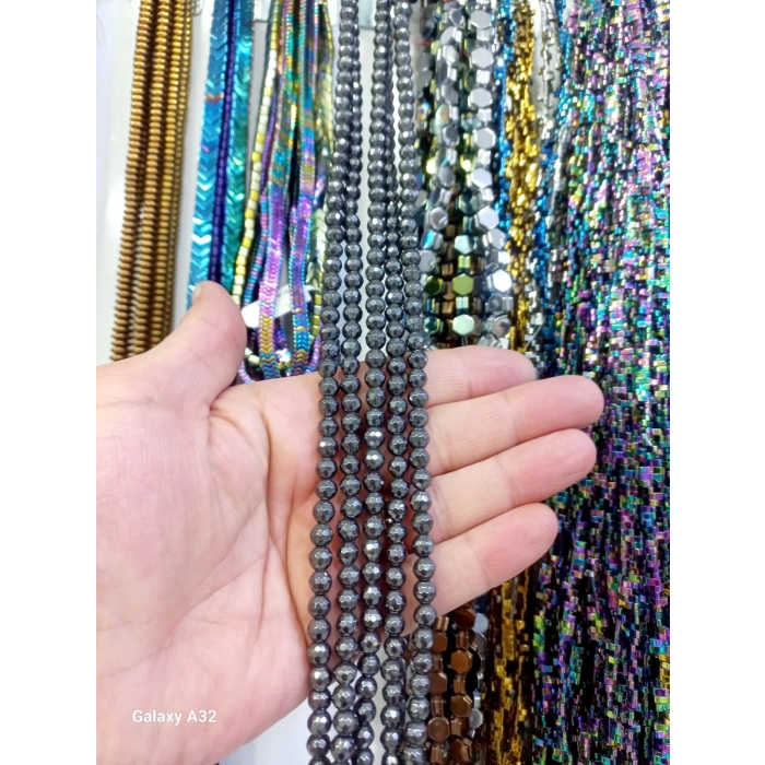 6 mm Fasetli  Hematit