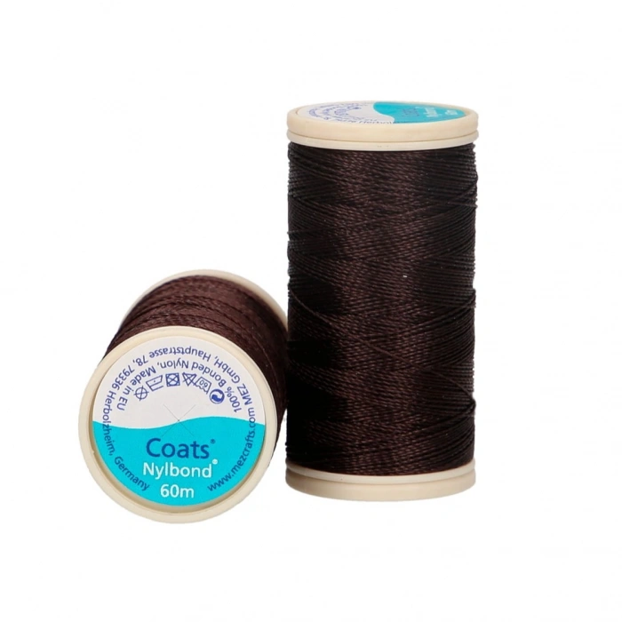 No : 9504 Acı Kahve Nylbond Boncuk İpleri