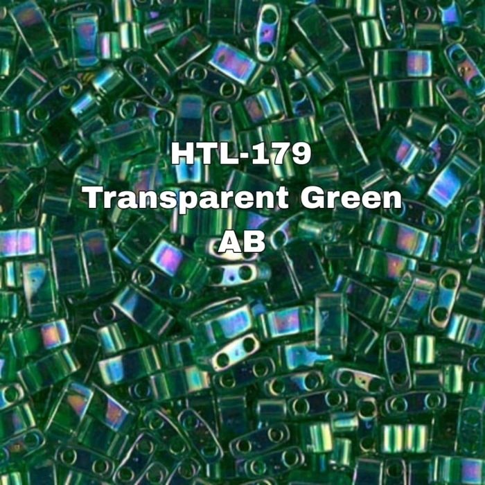 No : 84 Transparan Janjanlı Yeşil (Half) Tila (HTL-179) 3 gram