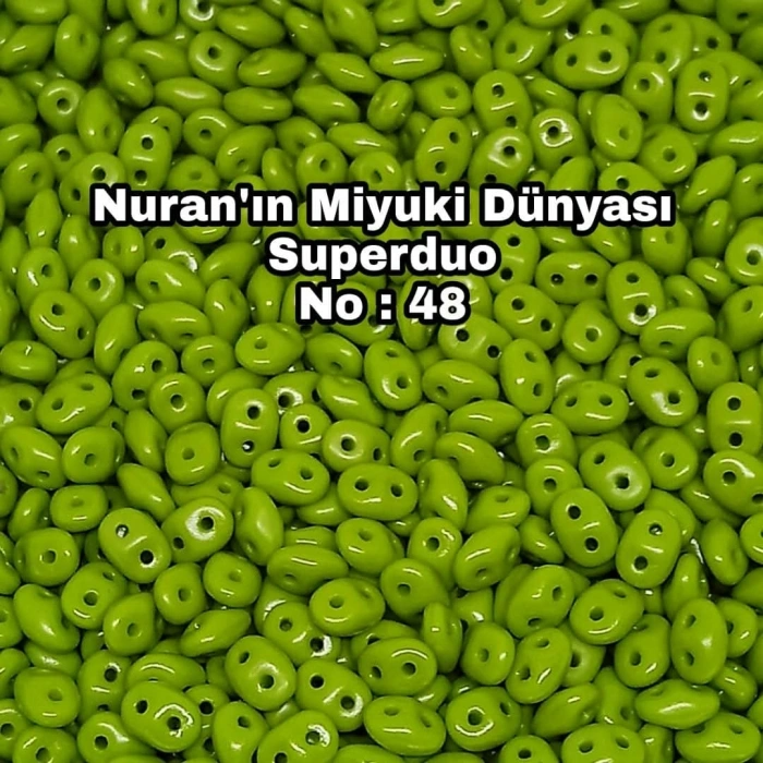 No : 48 , Fıstık Yeşili , Superduo
