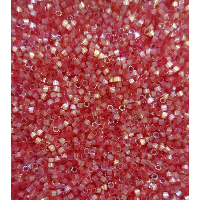 No: 505 Miyuki Delica 11/00 DB1865 | Altın Işıltılı Gül Rengi İpek Saten 3 gram