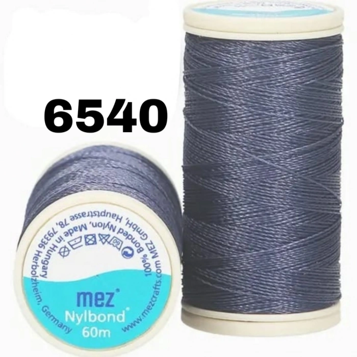 No : 6540 Kot Mavisi Nylbond Boncuk İpleri