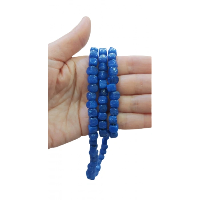 Zar Boncuklar , Kare Düz Cam Boncuklar , El Yapımı , Bodrum Boncuğu