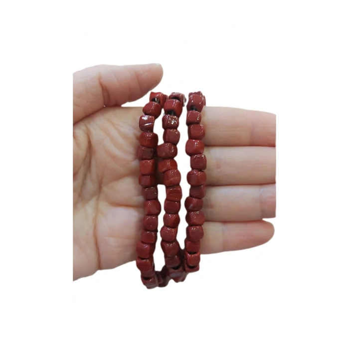 Zar Boncuklar , Kare Düz Cam Boncuklar , El Yapımı , Bodrum Boncuğu