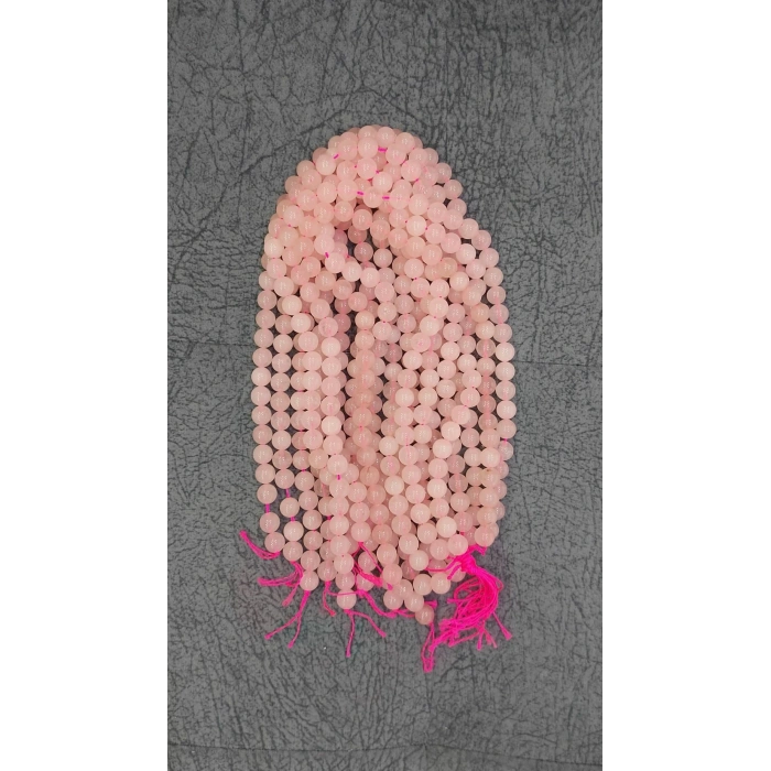 8 mm Açık Pembe Beyaz Pembe Kuvars