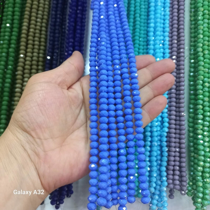 8 mm Menekşe Kristaller